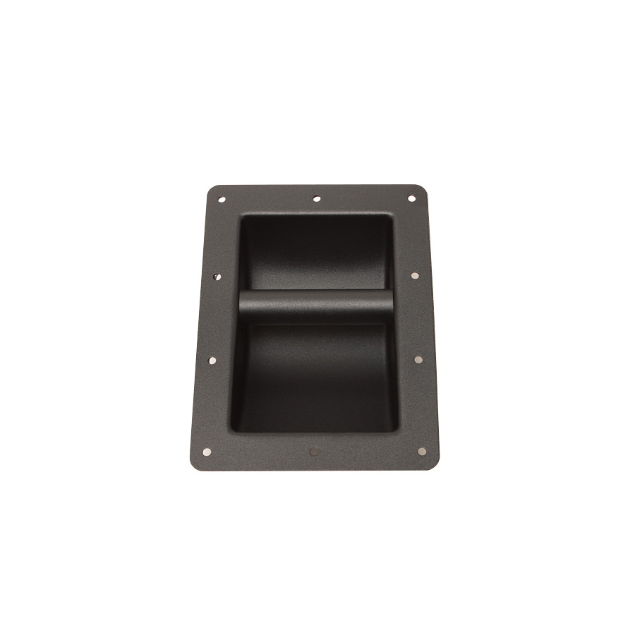 Handle - Black - Recessed Tube Handle - Textured - MESA/Boogie