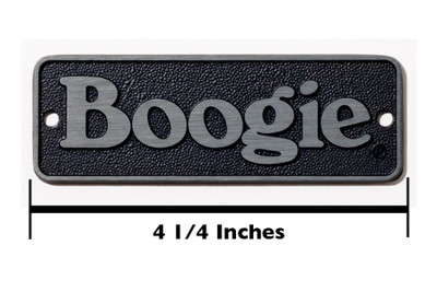 Boogie Logo - Die Cast  - 4 1/4"