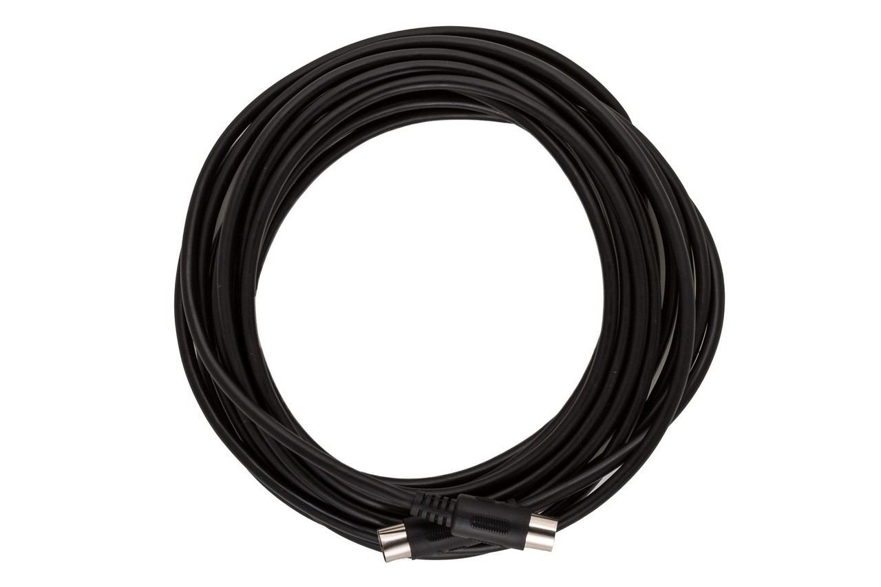 Cable - 6 Pin Din, Male/Male - 25 ft.