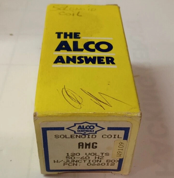 NEW ALCO CONTROLS AMG SOLENOID COIL W/ JUNCTION BOX 120V 066012 - C & G ...