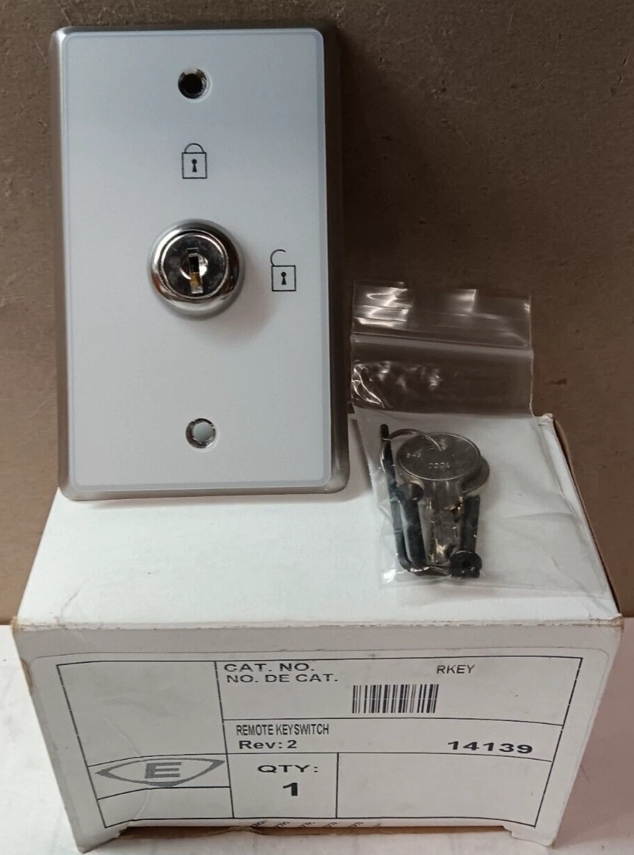 NEW EDWARDS EST RKEY REMOTE KEY SWITCH 14139 - C & G Surplus Inc.