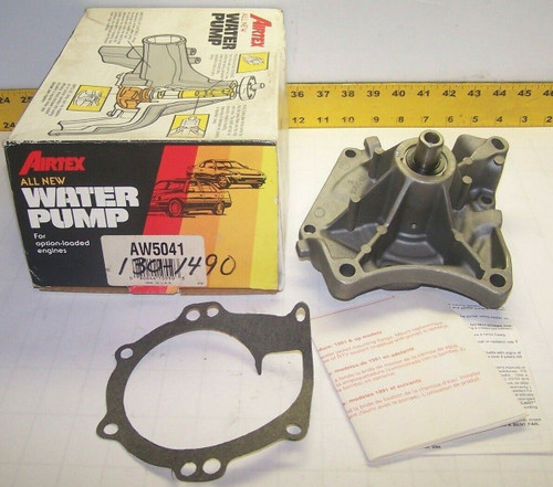 NEW AIRTEX WATER PUMP & GASKET FOR 1987-1992 GM 2.5L  AW5041
