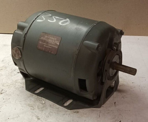 NEW CENTURY 1/6 HP AC MOTOR 230 VAC 1Ø 1140 RPM 48 FRAME 8-107052-01