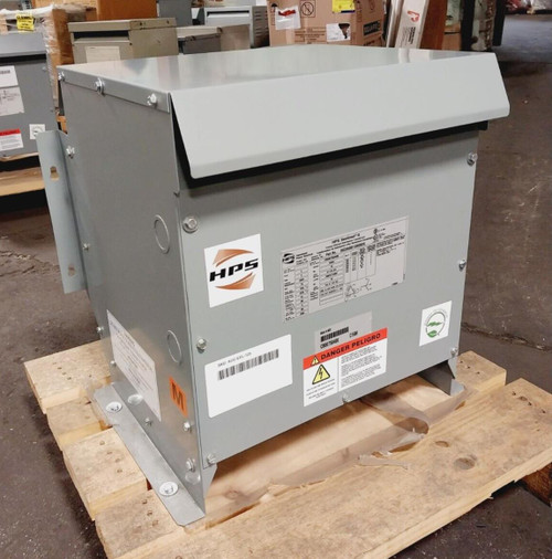 NEW HPS 15 KVA TRANSFORMER 480 HV 208Y/120 LV 3 PHASE 3R  SG3A0015KB0S