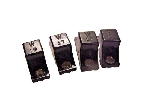 4) ALLEN BRADLEY W STYLE OVERLOAD HEATER ELEMENTS  W19  LOT OF 4