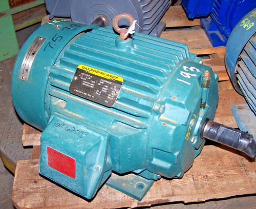 New Baldor 7.5 HP AC Electric Motor L0213T Frame ECP3770T-4 1765 RPM 460 VAC New Baldor 7.5 HP AC Electric Motor L0213T Frame ECP3770T-4 1765 RPM 460 VAC