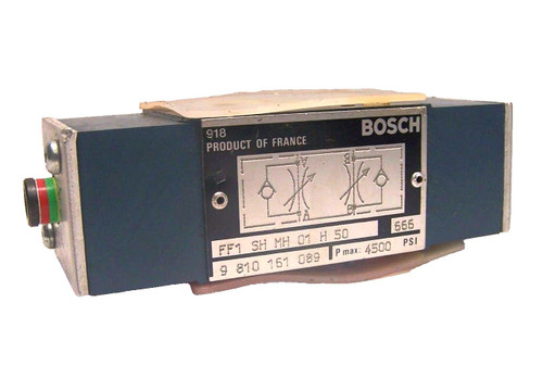 New Bosch Flow Control Valve 4500 PSI  FF1-SH-MH-01-H-50  9-810-151-089