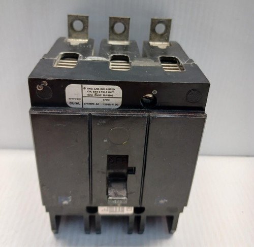 Challenger CH3040 Circuit Breaker 40 Amp 3 Pole 480 / 277 / 240 Vac Bolt-on