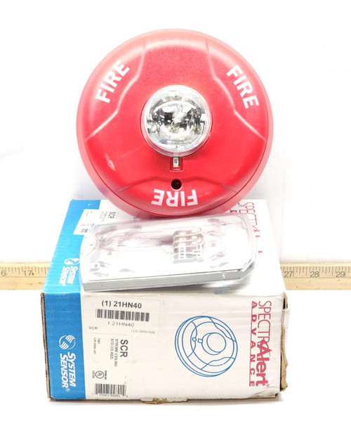 New System Sensor Spectralert Advance Ceiling Strobe 12/24 VDC 21HN40 New System Sensor Spectralert Advance Ceiling Strobe 12/24 VDC 21HN40
