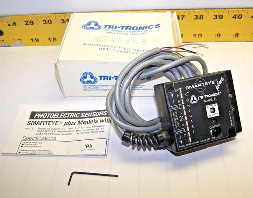 New Tri-Tronics Smarteye Plus Photoelectric Sensor With Action Alert ASDF1 New Tri-Tronics Smarteye Plus Photoelectric Sensor With Action Alert ASDF1