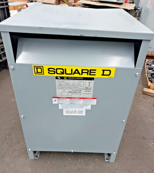 Square D EE45T3H 45 Kva Transformer 480 HV ▲ 208Y/120 LV Wye 3 Phase #1