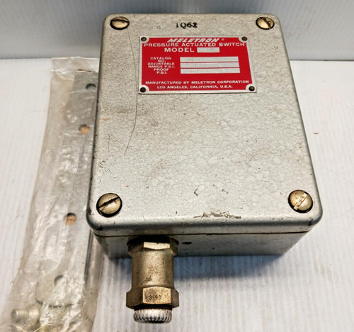 New old stock Meletron 314-5 Pressure Actuated Switch 25-1200 Psi