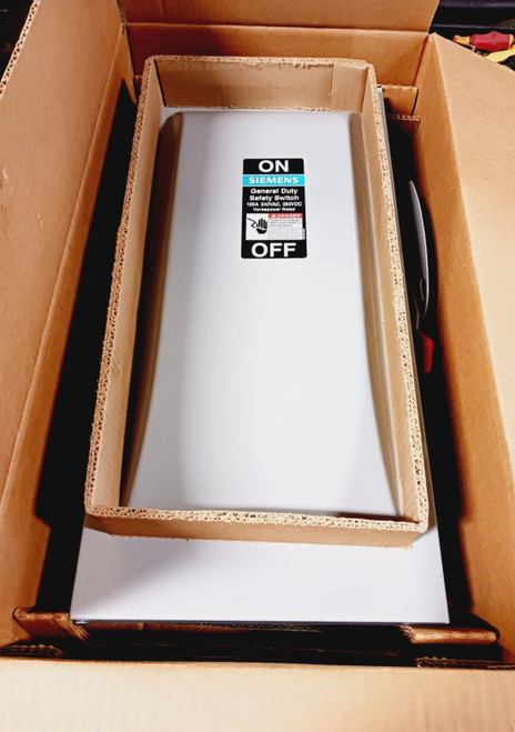 New Siemens 100 Amp Safety Disconnect Switch 3 Pole 240 VAC 3R  GF323NR