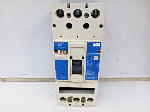 Westinghouse 175 Amp Circuit Breaker 3P 600V JDB3175W *Missing Lugs and Trip*