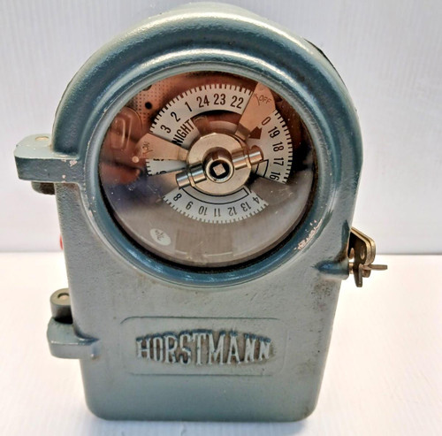 New Old Vintage Hortsmann Pneumatic Time Switch Power box *Excellent condition