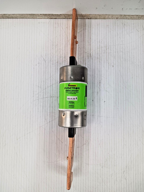 New Bussmann Fusetron 200 Amp Dual-Element Time-Delay RK5 Fuse 600V FRS-R-200 New Bussmann Fusetron 200 Amp Dual-Element Time-Delay RK5 Fuse 600V FRS-R-200