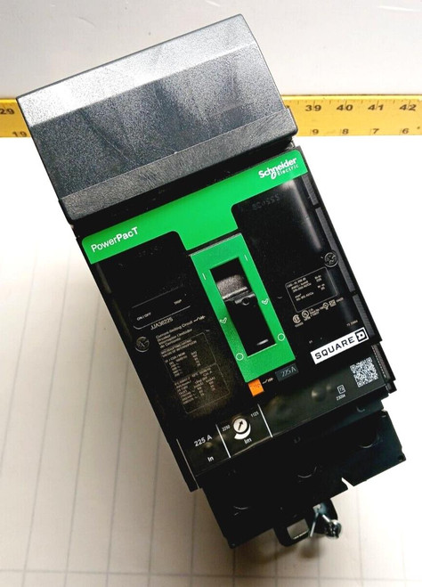 New Square D Powerpact 225 Amp I-Line Circuit Breaker 600 VAC 3 Pole  JJA36225 New Square D Powerpact 225 Amp I-Line Circuit Breaker 600 VAC 3 Pole  JJA36225