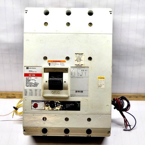 Cutler-Hammer 600 Amp Circuit Breaker W/ Shunt & Aux 600 VAC ND4800T33WA13M01810
