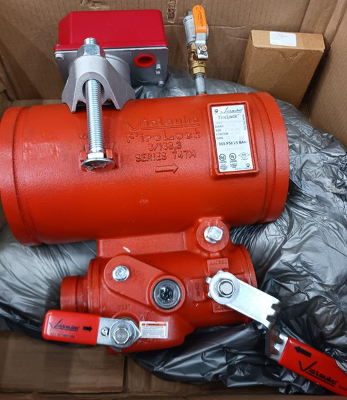 New Victaulic 747m 6" Firelock Riser Module 365 Psi Potter Vsr Alarm Switch