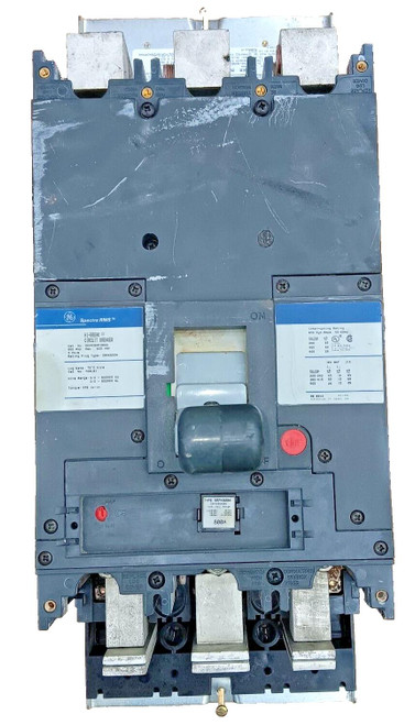 GE 800 Amp Circuit Breaker W/ 800A Plug 3 Pole 600 VAC  SKHA36AT0800 W/ AMC3KM