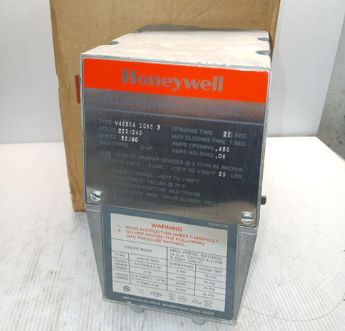 New Honeywell V4055A1080 Fluid Power Gas Valve Actuator 240 Vac