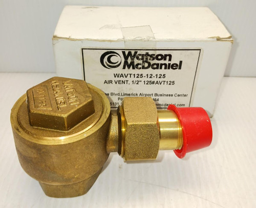 New Watson McDaniel AVT125 Thermostatic Air Vent WAVT125-12-125  1/2" #125