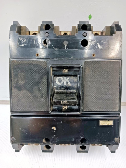 FPE Federal Pacific 175 Amp Circuit Breaker 3 Pole 600 VAC NJ631175 *Flaw*