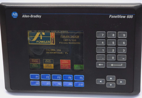 Allen Bradley PanelView 600 Touchscreen Operator Panel 2711-B6C8L1 Ser B Allen Bradley PanelView 600 Touchscreen Operator Panel 2711-B6C8L1 Ser B