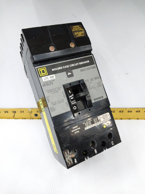 Square D 175 Amp I-Line Circuit Breaker 600 VAC 3 Pole  KA36175
