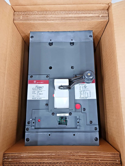 New GE Spectra 800 Amp Hi I.C. Circuit Breaker 3 Pole 600 VAC 65kA SKLA36AT0800