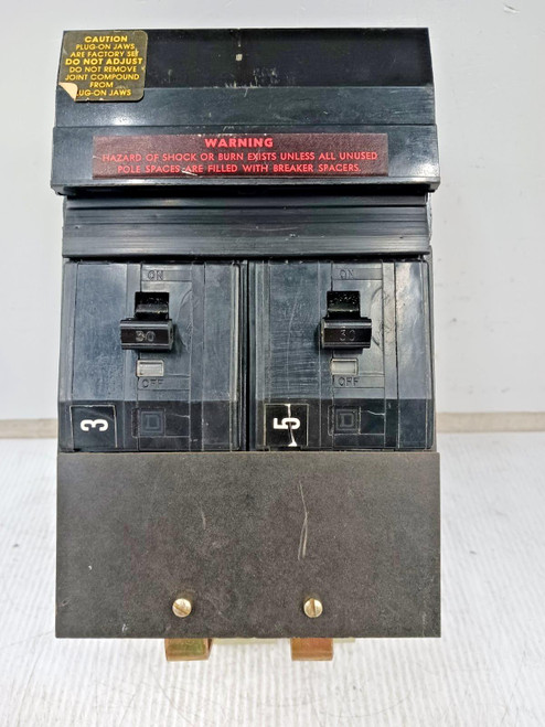 Square D 15-30 Amp I-Line Adapter 6 Branch Spaces HQO306 With (2) QO330