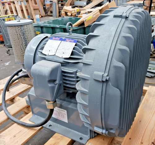 Spencer 10 Hp Vortex Blower VB-075B-000 495 Cfm 230/460 Vac
