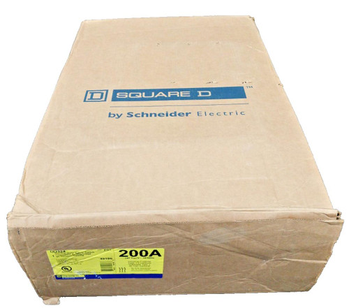 New Square D 200 Amp Non-Fusible Safety Disconnect Switch 240 VAC  DU324