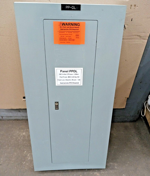 Square D 225 Amp NQOD Main Lug Panelboard 208Y/120 VAC 3Ø/4W NQOD454L225  #32