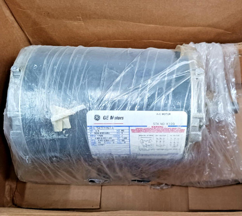 New GE 3/4 HP Ac Electric Motor 1725 RPM 56 Frame 208-230/460 Vac 3 Phase DP