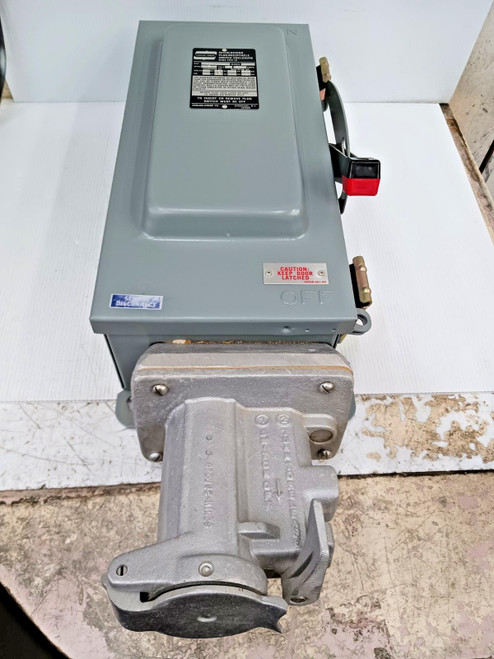 New Crouse Hinds 60 amp Safety Switch Interlocking Plug Receptacle WSRD6351 3p3w