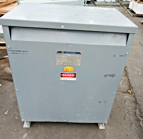 Square D 112.5 Kva 3 Phase Transformer 480 ▲ HV 208Y/120 LV Wye 112T3H *Cosmetic