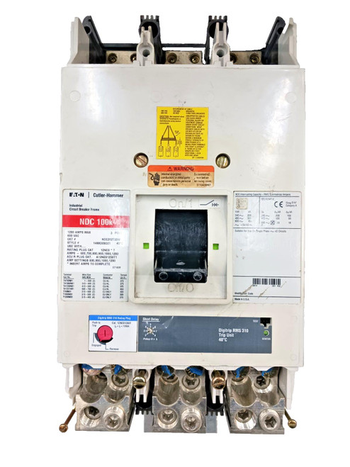 Eaton 1200 Amp Circuit Breaker W/ 1200 Amp Trip 3 Pole 600 VAC 100kA  NDC312T33W