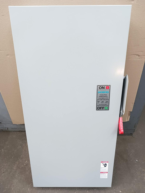 New Siemens 400 Amp Fusible Safety Switch 3 Pole 240 VAC / 250 VDC 3R  HF325NRA