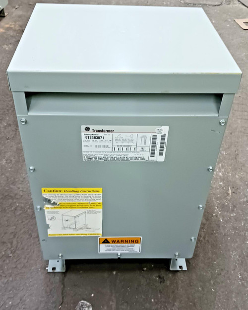 Ge 9T23B3871 15 KVA Transformer 3-Phase 480 V Delta PRI 208Y/120V SEC #27