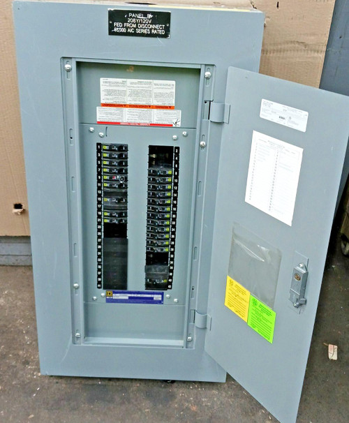 Square D 200 Amp 3P 4W Main Lug Panelboard 208 Y/ 120 Vac NQ442L2C
