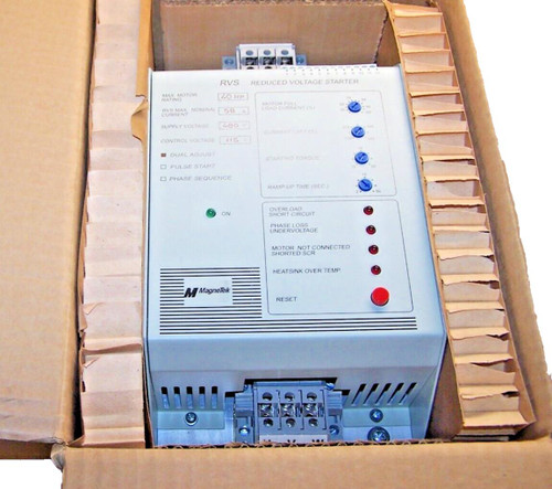 New Magnetek 40 HP Reduced Voltage Starter 480 VAC 120V Coil  RVS-G-58-480