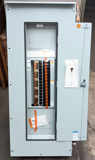 New Eaton PRL1X 225 Amp Main Lug Panelboard 30 Circuit NEMA 3R 208Y/120 VAC 3Ø