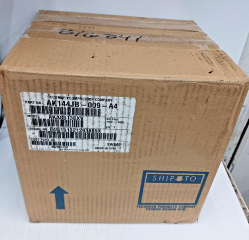 New Tecumseh AK144JB-009-A4 Compressor R-22 AKA8513EXV