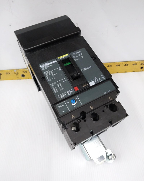 Square D PowerPact 250 Amp I-Line Circuit Breaker 600 VAC 3 Pole  JGA36250