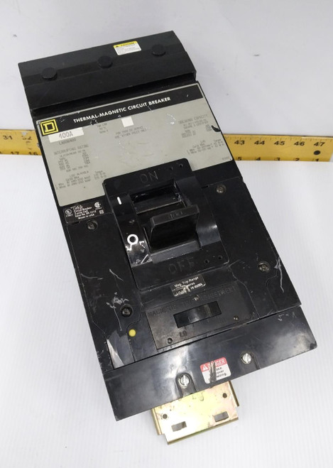 Square D 400 Amp I-Line Circuit Breaker 600 VAC / 250 VDC 3 Pole  LAB36400