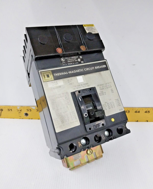 Square D 30 Amp I-Line Circuit Breaker 600 VAC / 250 VDC 3 Pole  FAB36030