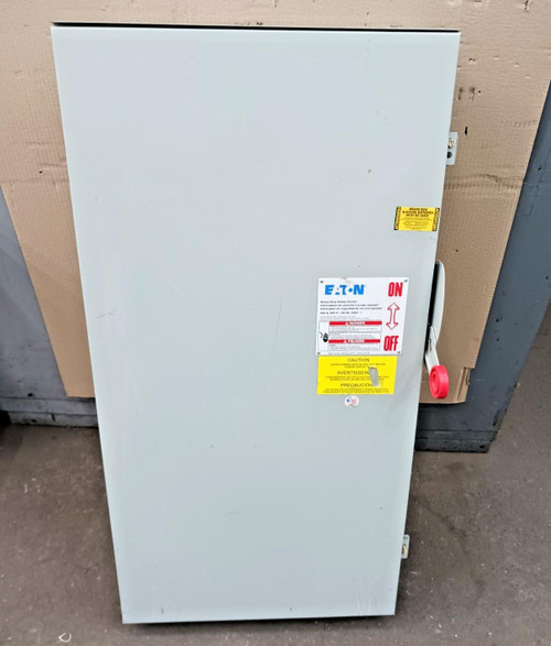 New Eaton 400 Amp Fusible Safety Switch 3R Outdoor 4W/SN 600 Vac DH365NRK
