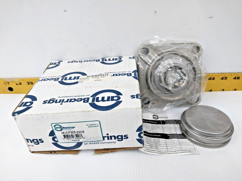 New ami Bearings Stainless 4-Bolt Flanged Bearing 1-7/16" Bore  MUCF207-23CE