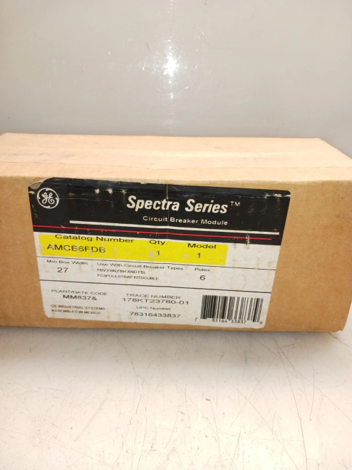 NEW GE AMCB6FDB MOUNTING HARDWARE FOR 150 AMP BREAKER 6 POLES